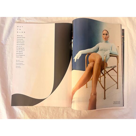 Elle Magazine February 2021 The Eternal Glow of JLO  Jennifer Lopez - Excellent - Picture 7 of 11